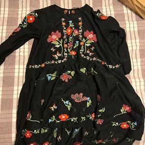 Zara detailed dress